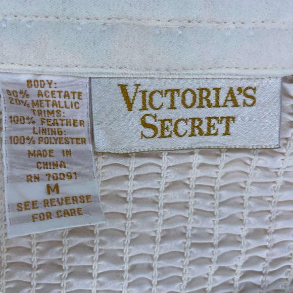 Vintage Rare Victoria’s Secret Gold Label Feather Trim Floral Satin Corset Top - Picture 3 of 15